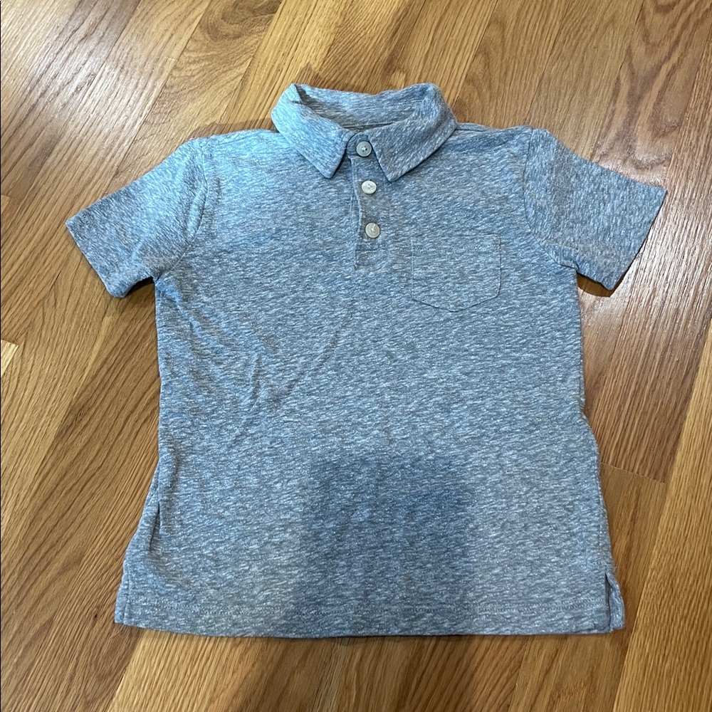 Boys J Crew gray polo